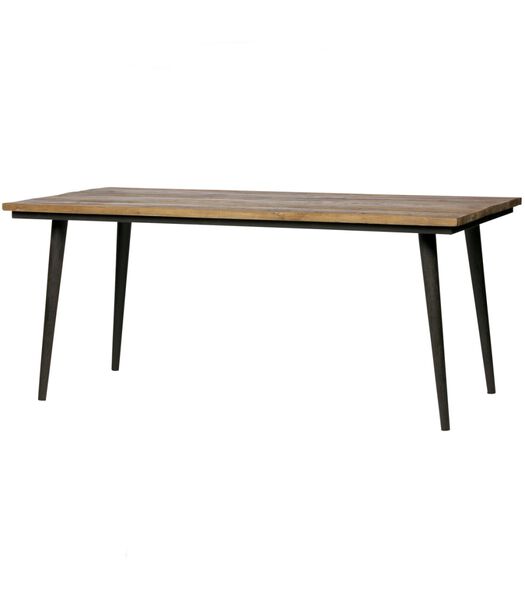 Table à Manger - Bois/Métal - Naturel - 77x180x90 - Guild