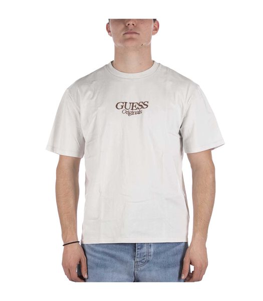 T-Shirt Go Brent Logo Script Beige