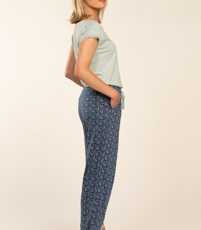 Pyjama korte mouwen corsaire broek FLORENCE image number 2