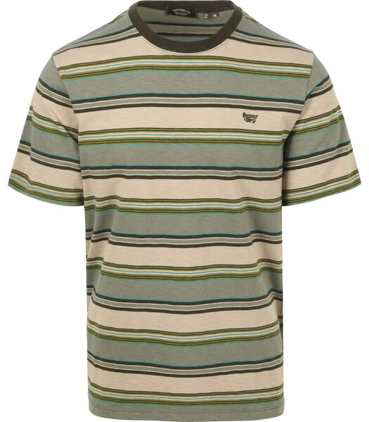 T-Shirt Strepen Groen