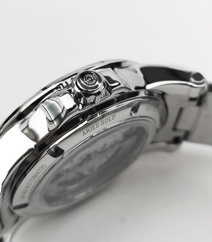 Automatisch horloge roestvrij stalen armband FORZA image number 2