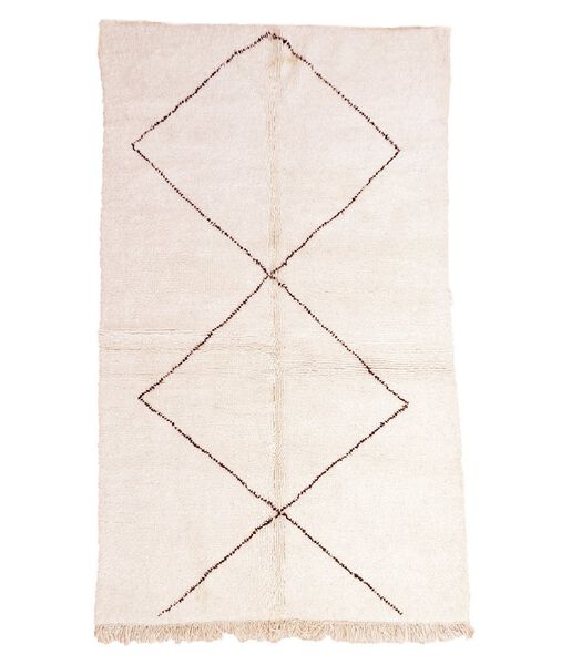 Tapis Berbere marocain pure laine 161 x 267 cm