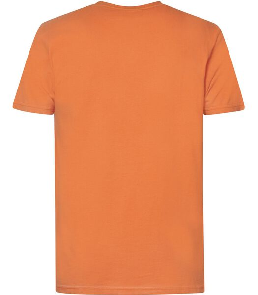 T-Shirt Petrol Palmetto Orange