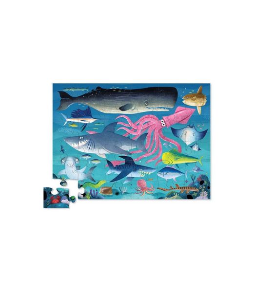 Maxi puzzle - 36 pièces - Le récif des requins