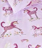 Housse de couette Hannekejag Unicorn Paradise Pink Coton image number 1