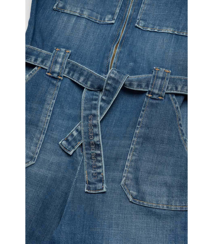 Combinaison slim en jeans PRATS image number 2
