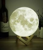 FEERIQUE - Lampe veilleuse à poser pleine lune 12cm image number 2