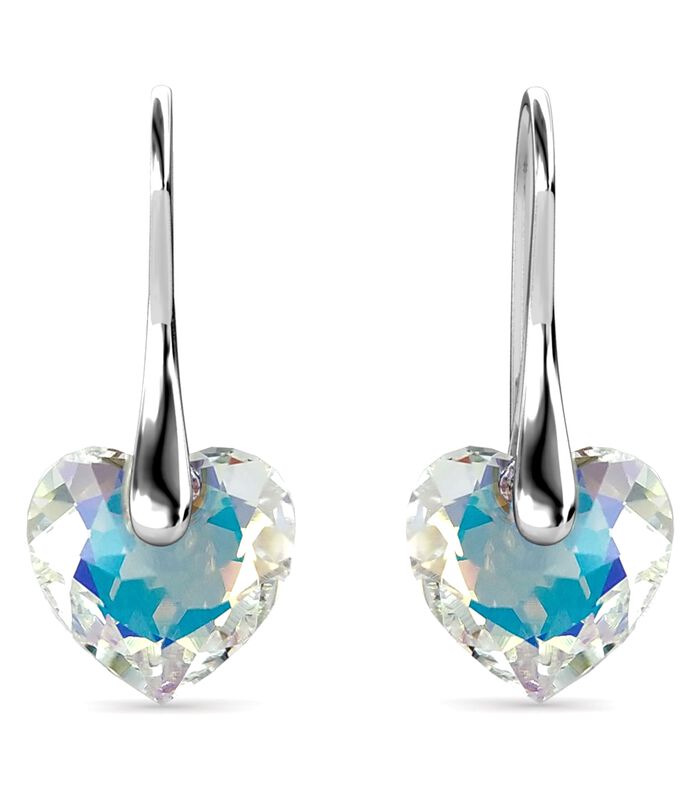 Boucles d'oreilles Crystaline Heart - Cristal Autrichien de très haute qualité image number 2