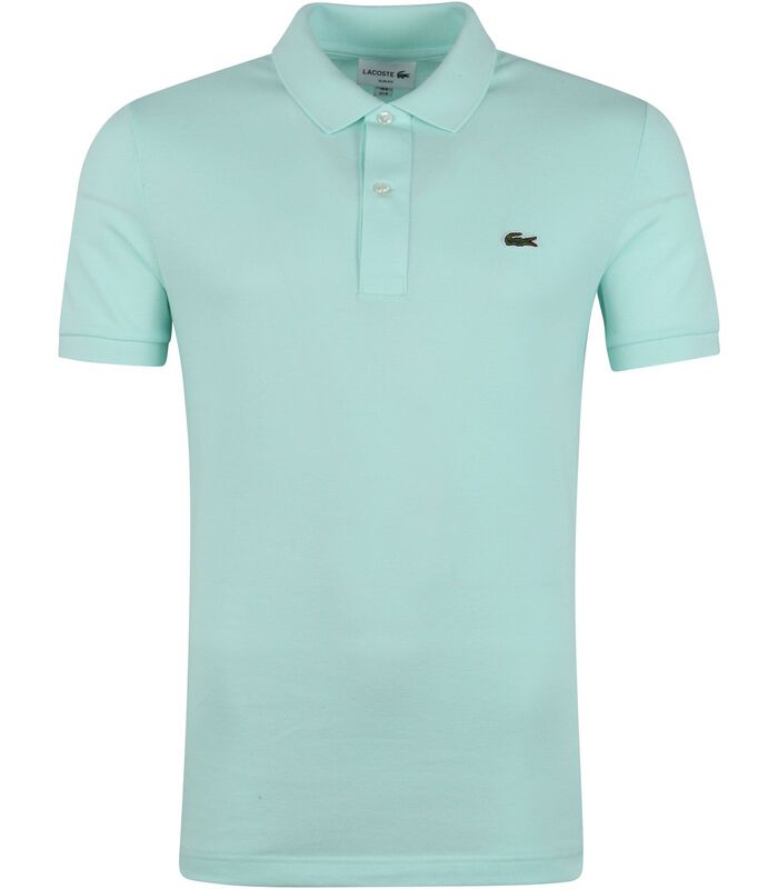 Lacoste Polo Piqué Turquoise image number 0