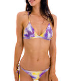 Bikinibroekje Met bandjes Tiedye-Purple Ibiza image number 1