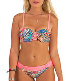 Bandeau-bikinitop met dierenprint Ibiza image number 4