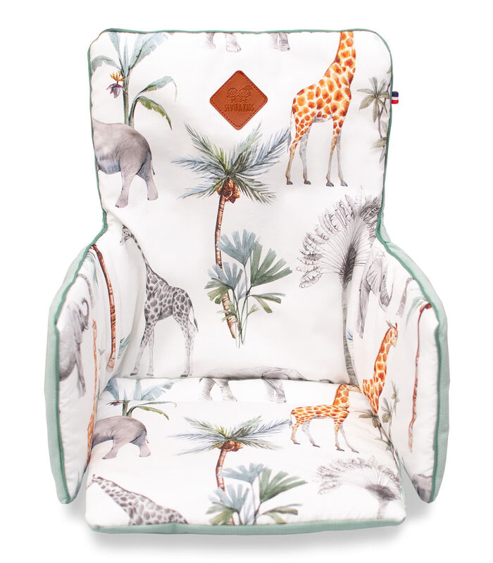 Coussin chaise haute réversible Safari