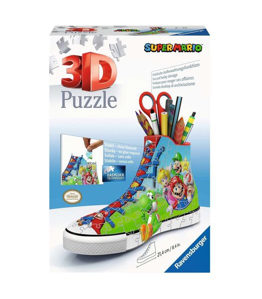 3D Puzzels Shapes Sneakers Super Mario