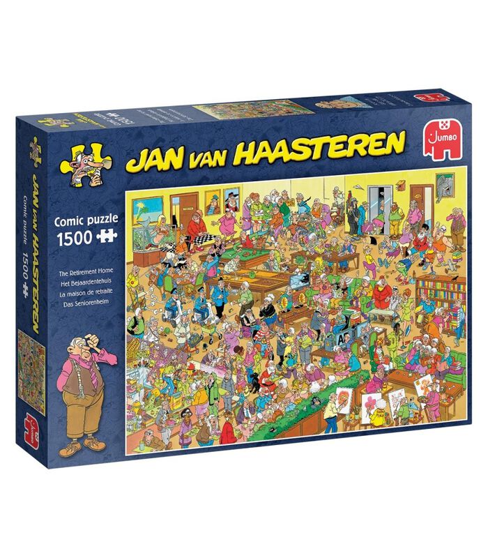 puzzel Jan van Haasteren Maison de repos - 1500 pièces image number 0