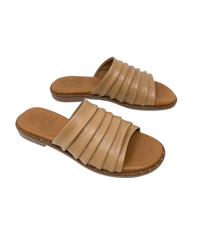 Sandales plates en cuir TERRA image number 3