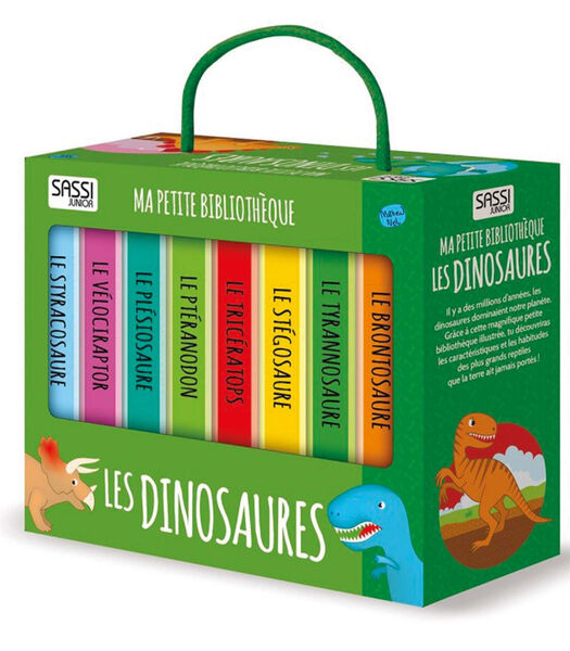 Set van 8 boeken Dinosaurussen FR