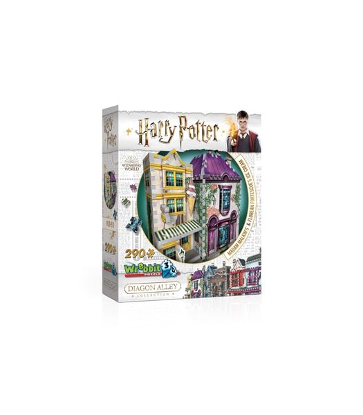 Puzzle 3D - Harry Potter Madam Malkin's & Florean Fortescue's Ice Cream - 290 pièces