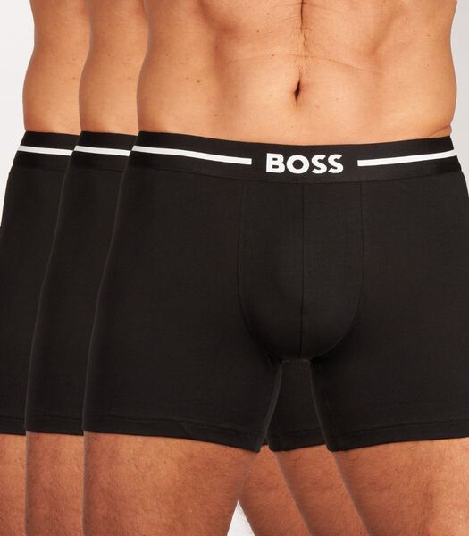 Short 3 pack Cotton Stretch Boxer Brief Bold