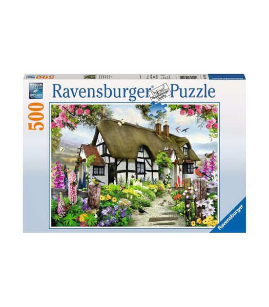 puzzle Charmant cottage 500 pièces