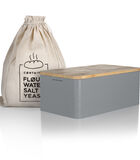 Boîte à pain avec sac en lin 'Glæde' image number 2