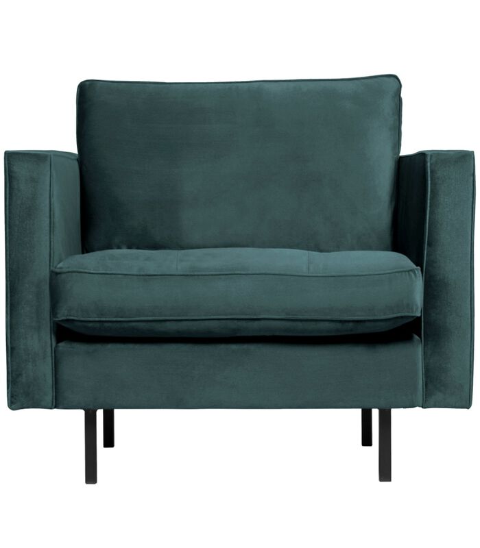 Rodeo Classic Fauteuil - Velvet - Teal - 83x98x88 image number 0