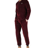 Pyjama velours tenue d'intérieur pantalon et haut Home image number 2