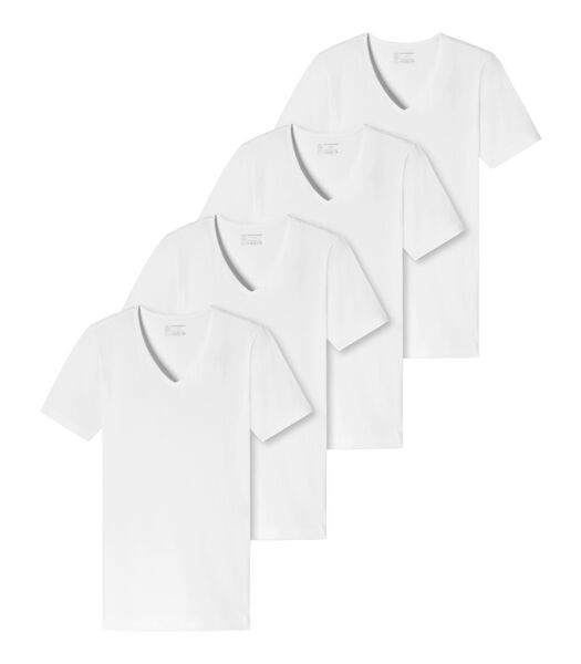 4 Pack - 95/5 Organic Cotton - Onderhemd