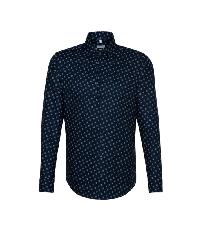 Oxfordhemd Shaped Fit Extra lange mouwen Print image number 0