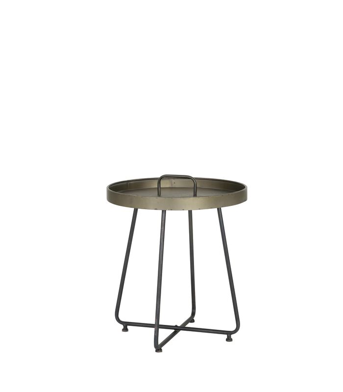Table d'appoint Farso - Argent - Ø45cm image number 0