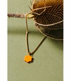 Halsketting voor dames, roestvrij staal | bloem image number 2