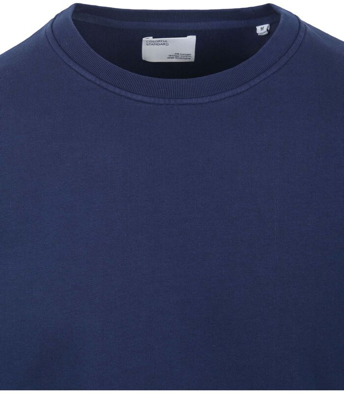 Sweatshirt ronde hals Classic Organic royal blue image number 1