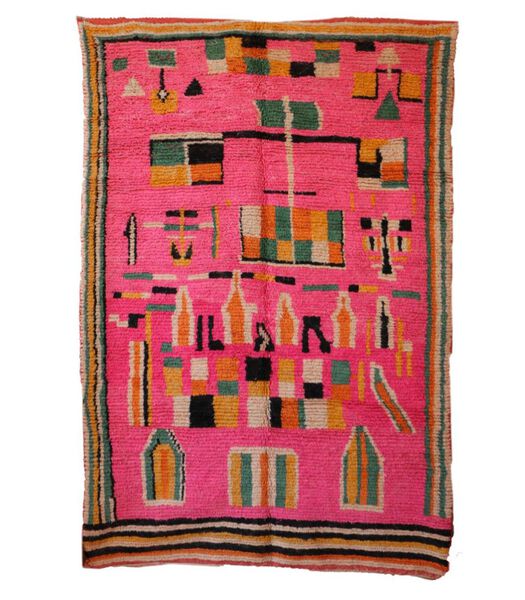 Tapis Berbere marocain pure laine 177 x 279 cm