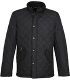 Barbour Quilted Jas Powell Zwart image number 0