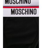 Moschino Homme A475281190555 Noir Coton Slip image number 3