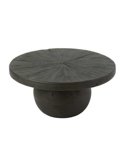 BOL SHANIL - Bijzettafel  hout, zwart, 80cm x 80cm