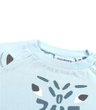 Aqua T-shirt met korte mouwen image number 4