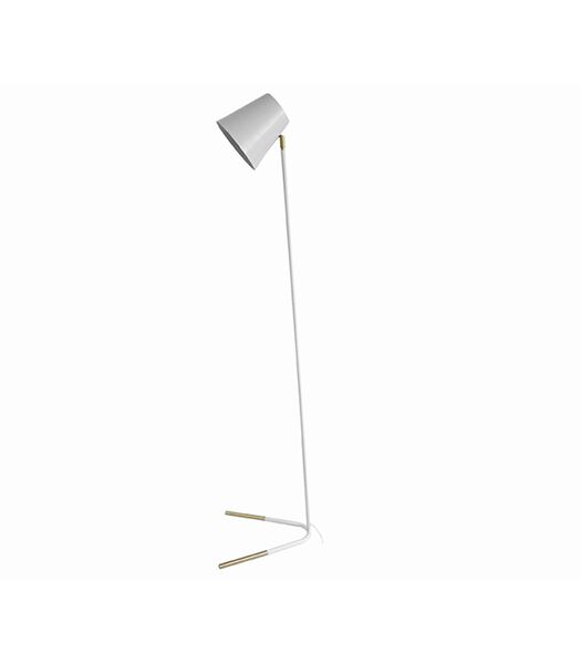 Vloerlamp Noble - Wit/Goud - 40x30,5x150cm