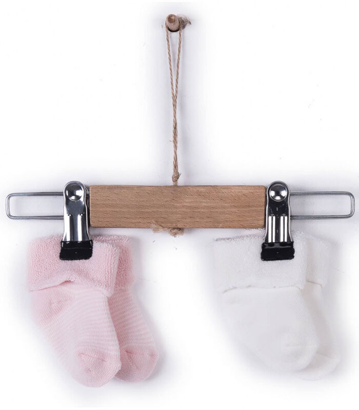 Chaussettes bébé en coton éponge bouclette biologique image number 2