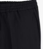 Zwarte broek met elastische taille image number 3