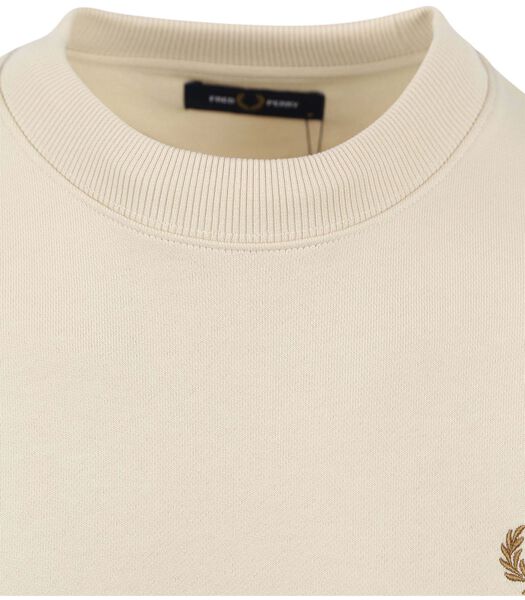 Fred Perry Sweater Logo Beige