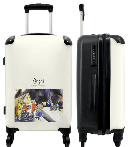 Handbagage Koffer met 4 wielen en TSA slot (Kunst - Abstract - Chagall - Kleuren)