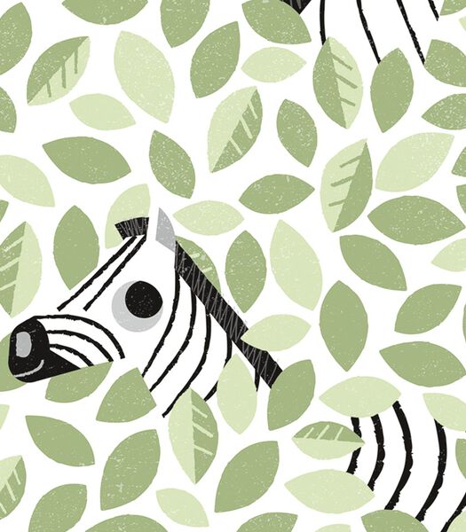 HIDE & SIDE - Kinderposter - zebra