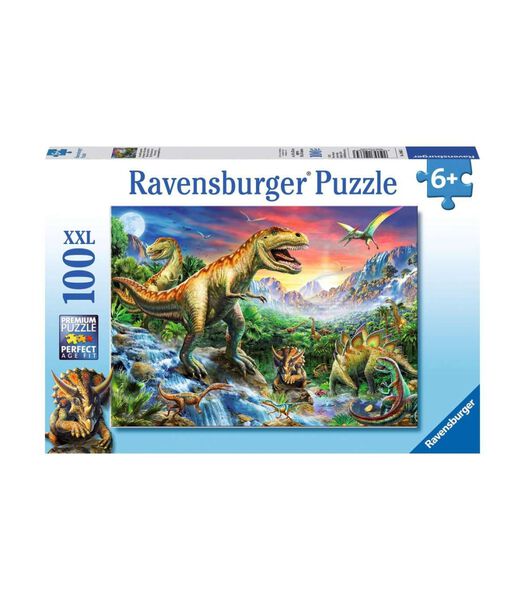 puzzel Bij de dinosaurussen - 100 stukjes