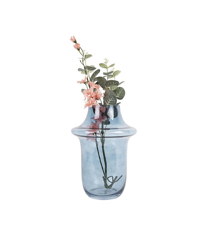 Vase Prestige - Verre bleu foncé - Grand - 20x27cm image number 1
