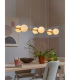 Hanglamp Carrara - Goud/Wit - 105x30x12cm - 6L image number 1