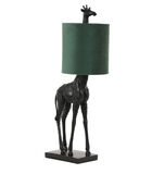 Tafellamp Giraffe - Zwart/Groen - 28x20x68 cm image number 3