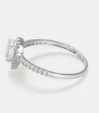 Ring 'Pescara Topaze' witgoud en diamanten image number 3