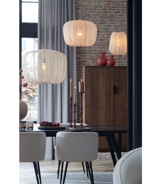 Lampe de Table Plumeria - Sable - Ø34cm