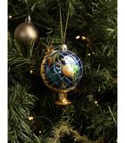 Boule de Noël  Globe du Monde 11 cm image number 2