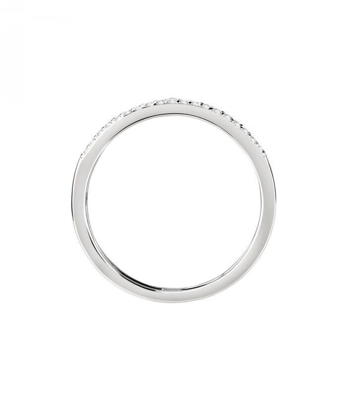 ESSENTIËLE Rhodium zilveren ring image number 1